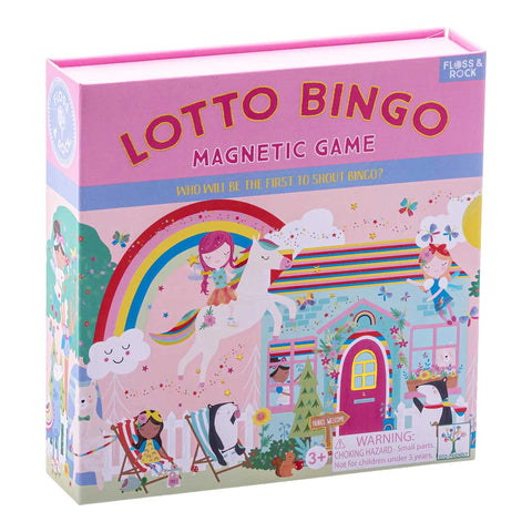 Magnetic Lotto Bingo Rainbow Fairy