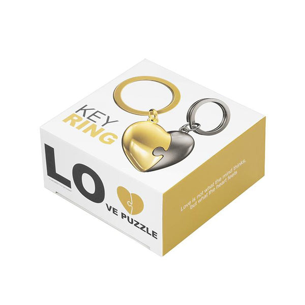 Keychain Puzzle Heart - Zigzagme