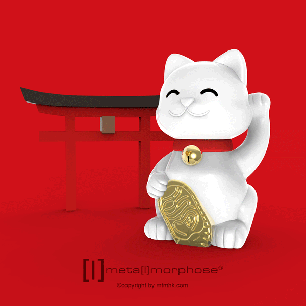 Keychain Lucky Cat - Zigzagme