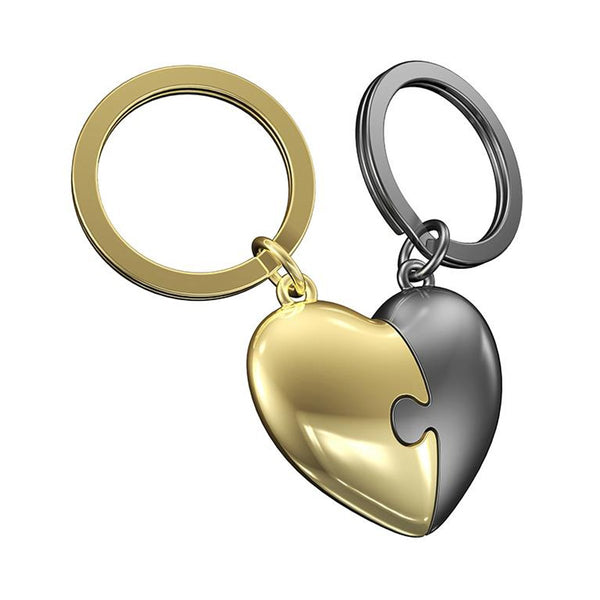 Keychain Puzzle Heart - Zigzagme