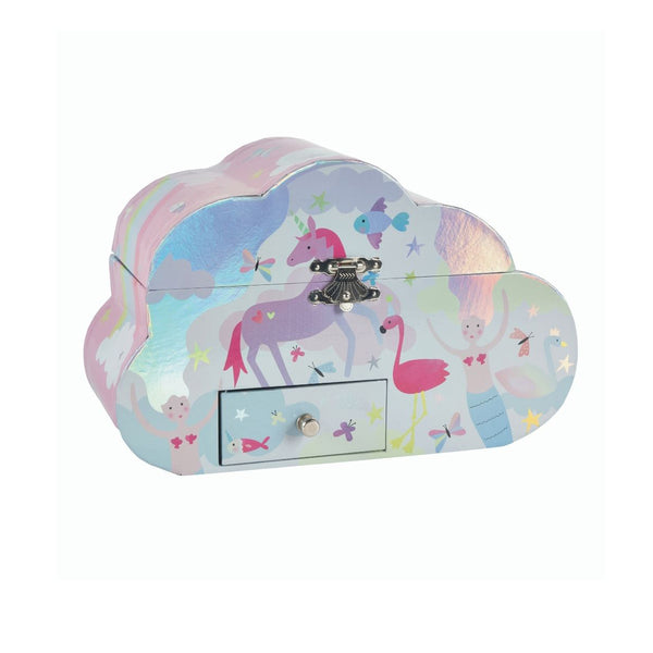Musical Jewellery Box Fantasy - Cloud Shape