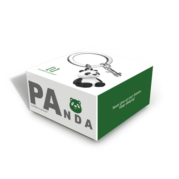 Keychain Panda with Bamboo