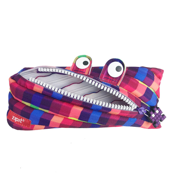 Pixel Monster Pouch Purple - Zigzagme