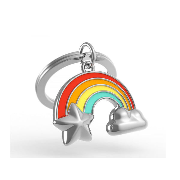 Keychain Rainbow Star & Cloud
