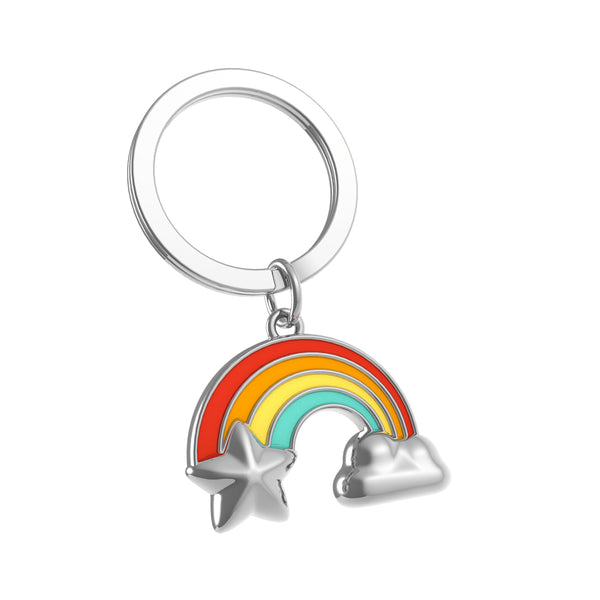 Keychain Rainbow Star & Cloud