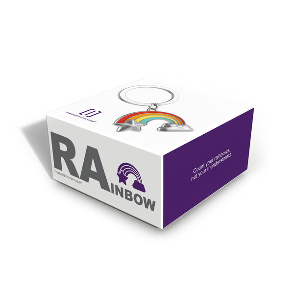 Keychain Rainbow Star & Cloud