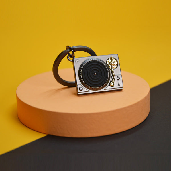 Keychain Retro Turntable