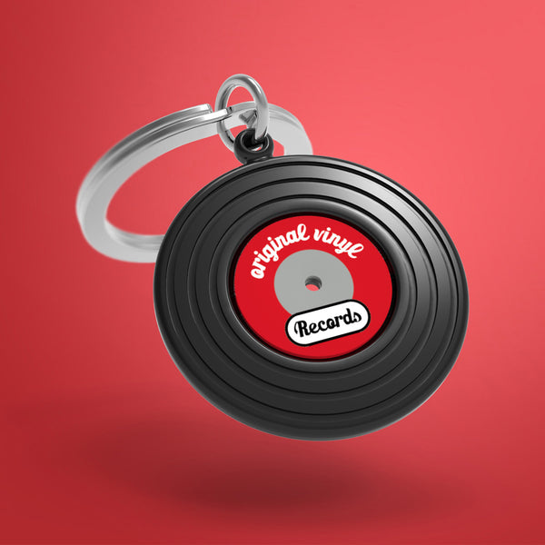 Keychain Retro Vinyl Record