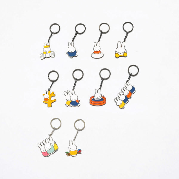 Miffy Enamel Keychain - Brushes