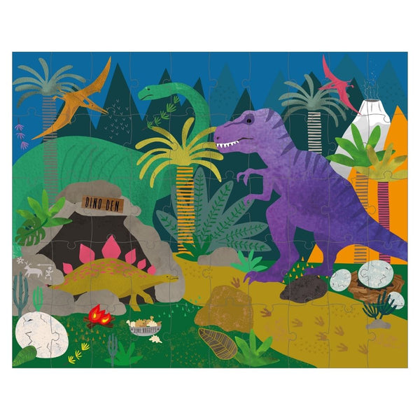 50 piece Moving Puzzle Dino