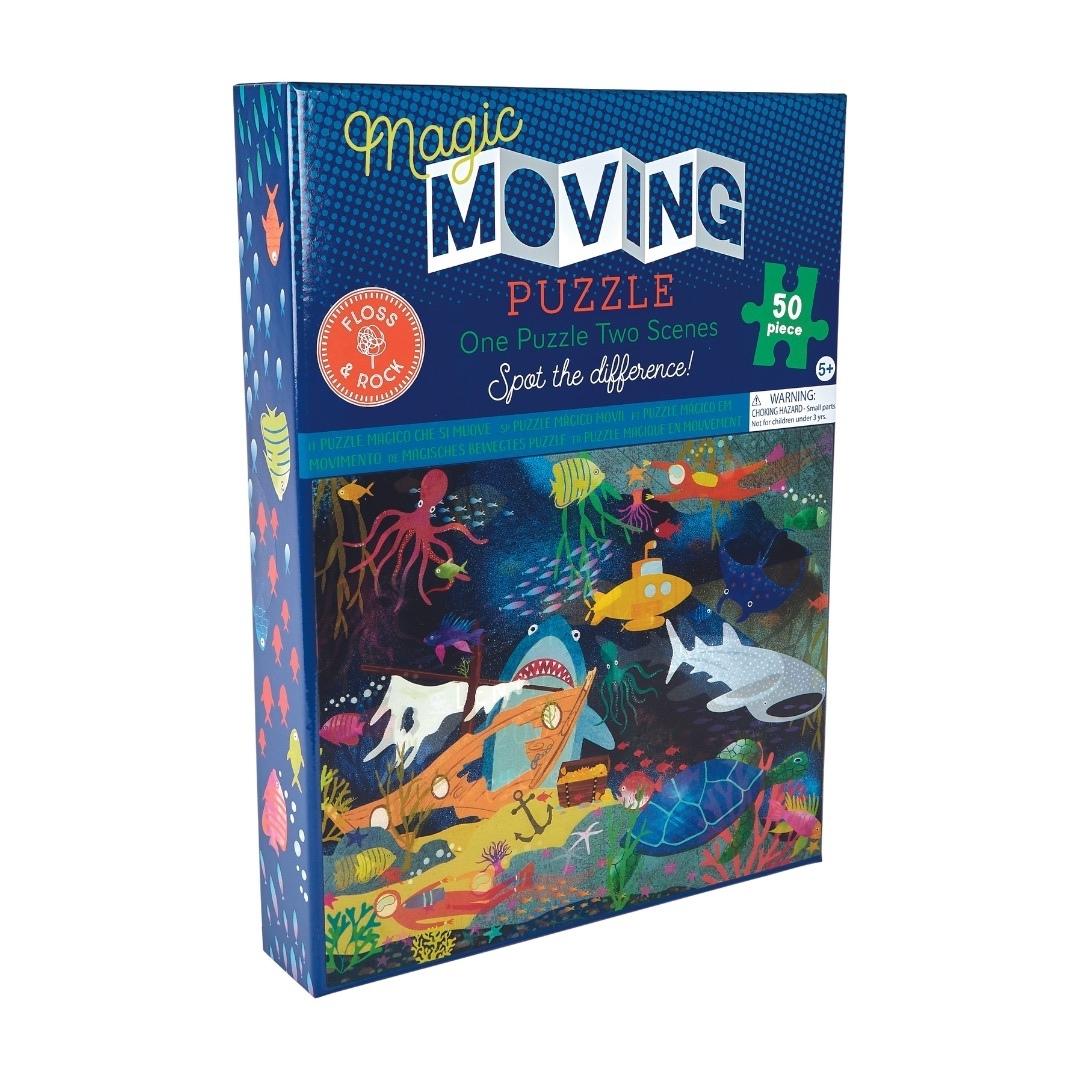 50 piece Moving Puzzle Deep Sea