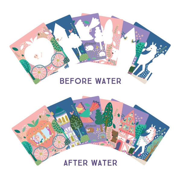 Colour Changing Watercard Flip Pad Fairy Tale