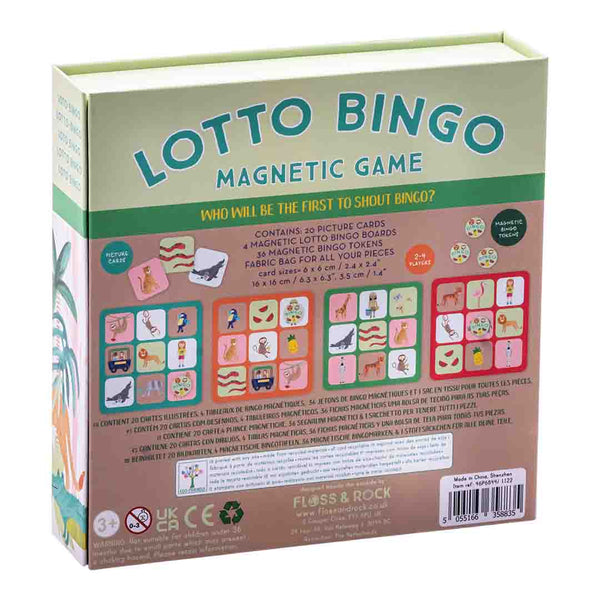 Magnetic Lotto Bingo Jungle