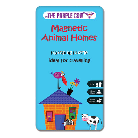 TO GO Magnetic Travel Animal Homes Matching Puzzle Games