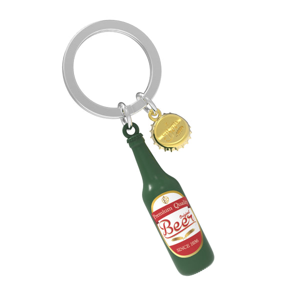 Keychain Beer Bottle & Cap