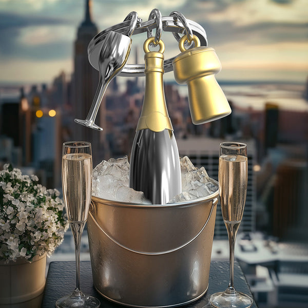Keychain Champagne