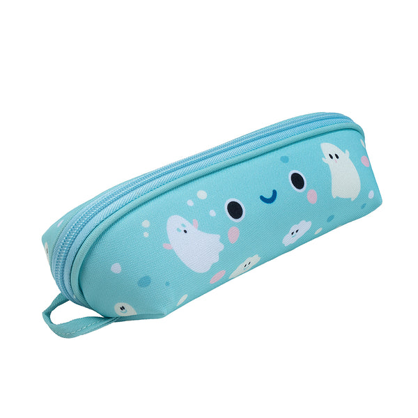 Kawaii Character Pencil Case Blue