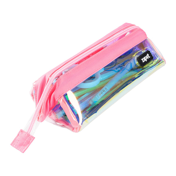 Lenny Pencilcase Iridescent Colour Pink