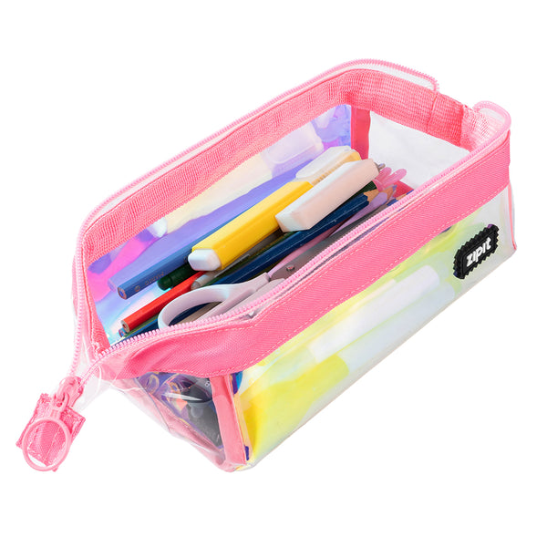 Lenny Pencilcase Iridescent Colour Pink