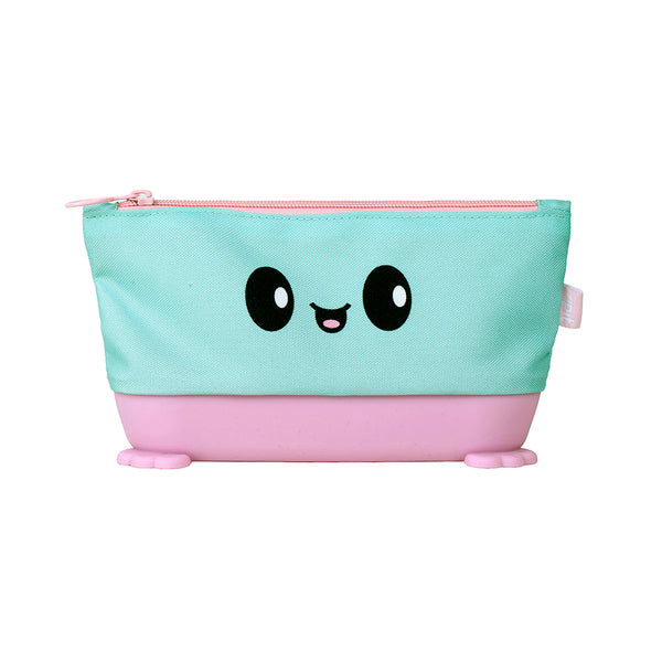 Cute Blue & Pink Silicone Standing Pouch