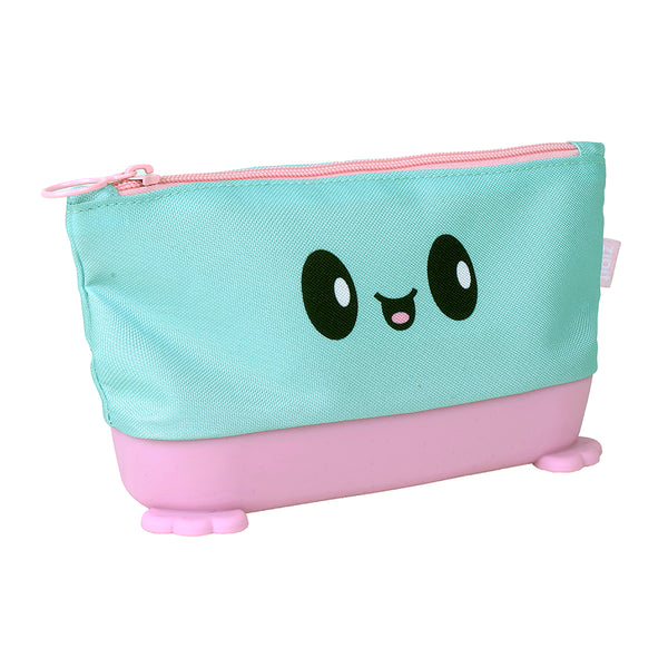 Cute Blue & Pink Silicone Standing Pouch