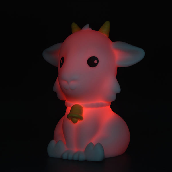 Mini Animal Sheep Night Light with Colour Changing and 15 Mins Timer