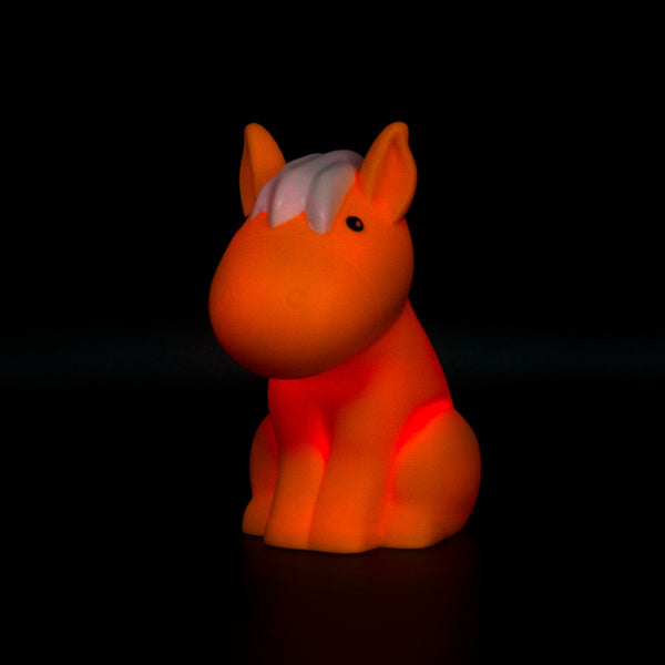 Mini Animal Horse Night Light with Colour Changing and 15 Mins Timer