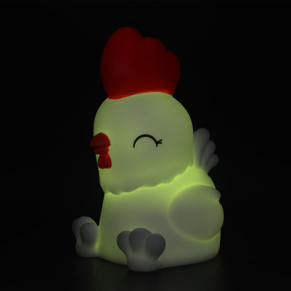 Mini Animal Rooster Night Light with Colour Changing and 15 Mins Timer