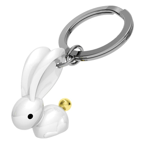 Keychain White Bunny - Zigzagme