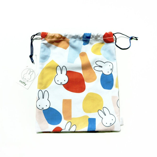 Miffy Drawstring Bag - Patch Medium - Zigzagme