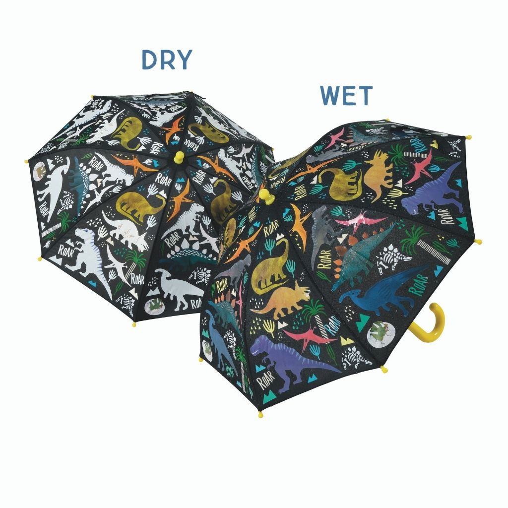 Colour Changing Umbrella Dino