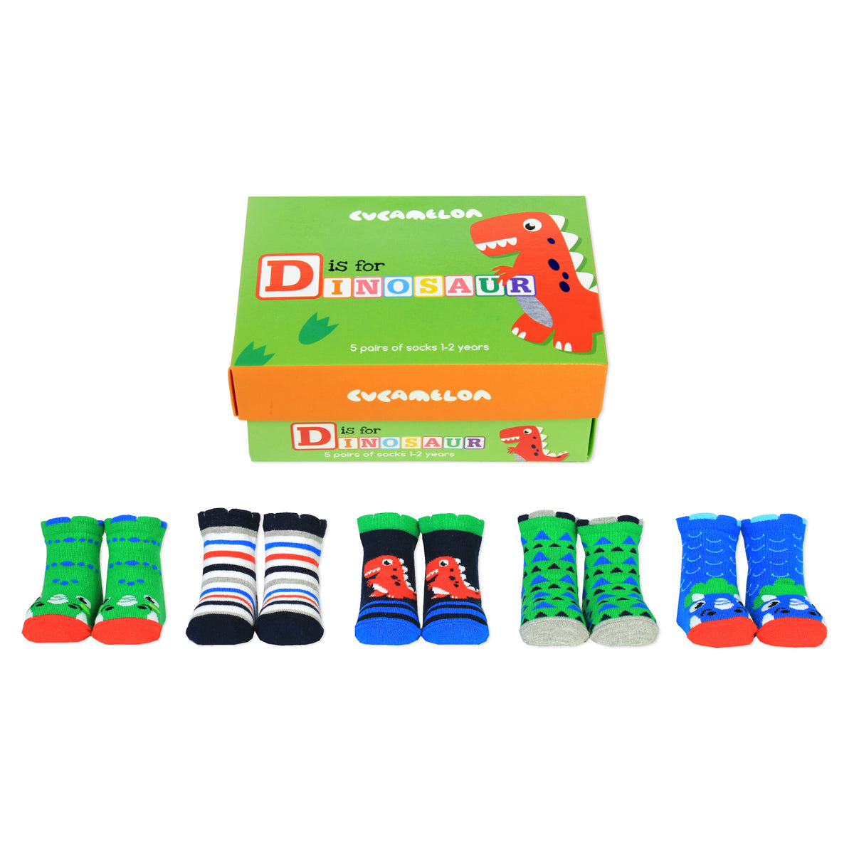 Socks for 1 to 2 years - Dippy The Dinosaur