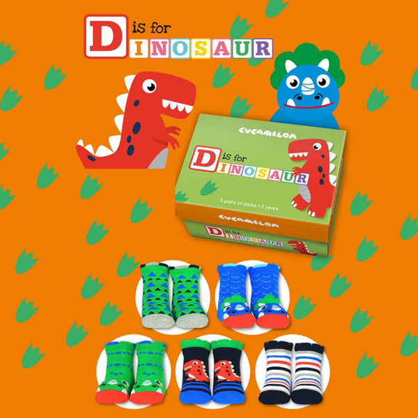 Socks for 1 to 2 years - Dippy The Dinosaur