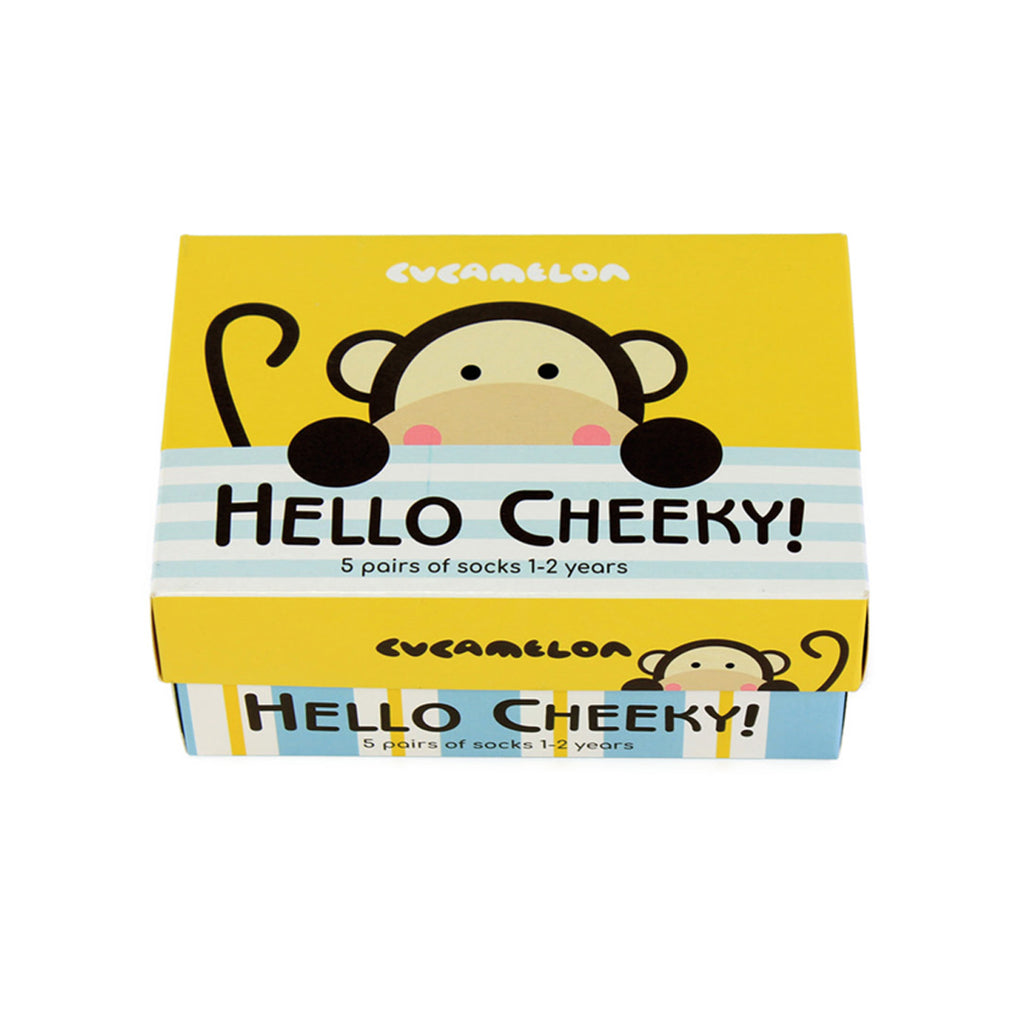 Socks for 1 to 2 years - Hello Cheeky Monkey – Zigzagme