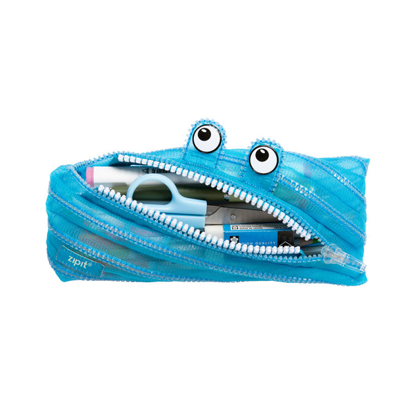 Mesh Monster Pouch Blue - Zigzagme