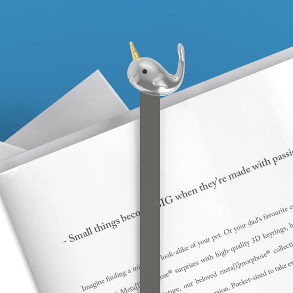 Bookmark 3D Narwhal