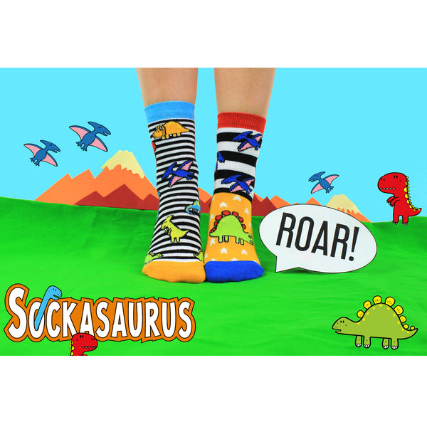 Socks for 4 to 8 years - Sockasaurus