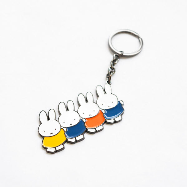 Miffy Enamel Keychain - Friends